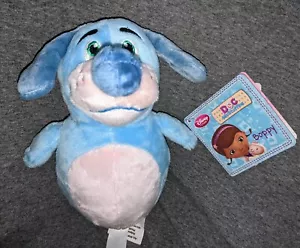 Disney Store Doc McStuffins Boppy 7 Inch Plush New With Original Tags Blue Dog - Picture 1 of 5