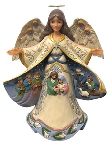 Jim Shore Heartwood Creek Open Your Heart to the Christmas Miracle 9” Figurine - Picture 1 of 24