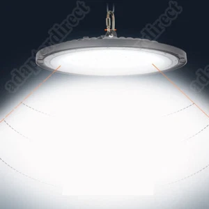 UFO LED Hallenbeleuchtung Industrielampe Hallenstrahler Hallenleuchte 200W - Bild 1 von 21