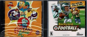 Super Duper Arcade 1 & Backyard Football 2002 PC New XP A Whole Lot Of Kid Fun - Picture 1 of 2