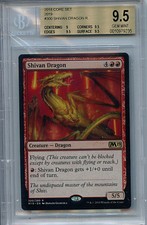 MTG Shivan Dragon BGS 9.5 Gem Mint M19 Core Set Magic Card Amricons 9235