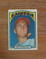1972 Topps Jeff Burroughs RC. Texas Rangers