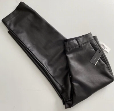 Pantalones Aritzia Babaton de cuero vegano pierna recta nuevos con etiquetas Foto 1 de 4