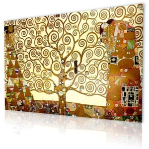 Tree Of Life Yellow by Gustav Klimt | Canvas (Rolled) | Wall art giclee HD - Picture 1 of 21