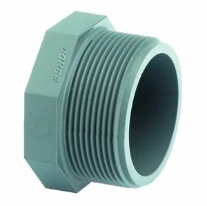 ABS THREADED PLUG - SIZES 1/2" TO 2" - Picture 1 of 1