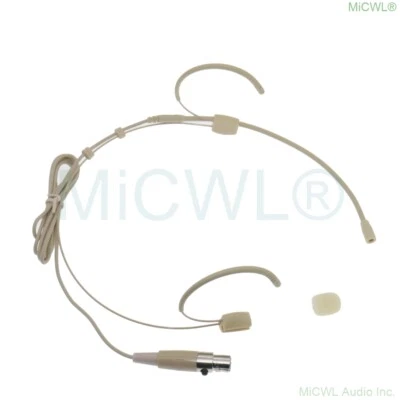  Headset Microphone for Shure Bodypack Transmitters Miniature 4-pin Female Plug - Image 1 of 4