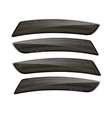 Lente ahumada LED luz de señalización lateral delantera trasera 4 piezas para Chevrolet Camaro 2016-2022 Foto 1 de 3