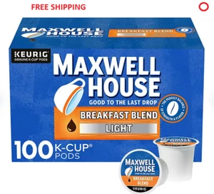 Maxwell House Miscela Colazione Tostatura Leggera Cialde Caffè K-Cup (100 ct.)** - Foto 1 di 1