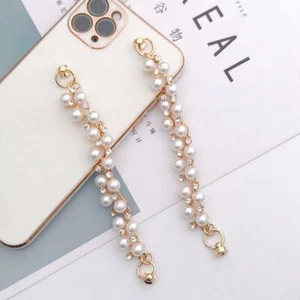 Phone Fall Prevention Pearl Phone Loss Prevention Strap Mobile Phone Chain - Zdjęcie 1 z 7