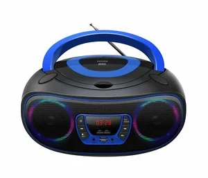 CD-Player mit Discolicht Radio USB Bluetooth MP3 AUX-IN - Bild 1 von 9