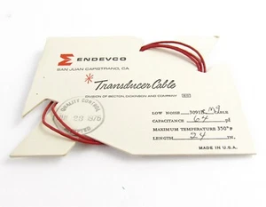 *NEW* Endevco 3091CM9 Low Noise 24" Transducer / Accelerometer Cable - Picture 1 of 2