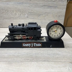 Reloj despertador Gravy Train vintage a pilas - funciona parcialmente - Imagen 1 de 8
