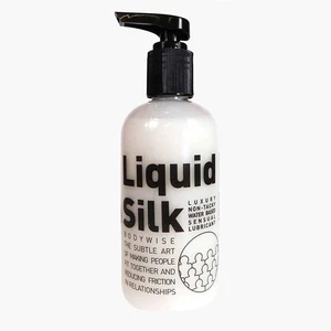 LIQUID SILK Lubricant White,Water Based Lube 250ml - Picture 1 of 4
