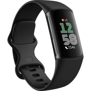 Fitbit Charge 6 Fitness Tracker (Obsidian/Black Aluminium) - Picture 1 of 5