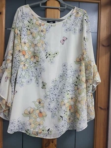 Beautiful Wallis Top Pastel Colours Size L - Picture 1 of 11