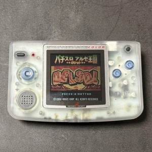 SNK Neo Geo Pocket Color Clear Console With Software Tested Used 1999 Japan - Picture 1 of 12