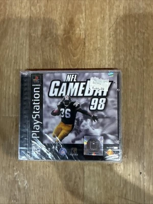 NFL GameDay 98(索尼 PlayStation 1,1997)全新未拆封有裂纹保护壳 — 第 1/3 张图片
