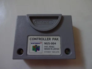 Controller Pak NUS-004 Nintendo 64 N64 Official Memory Card 256KB From ☆◎Japan◎☆ - Picture 1 of 7