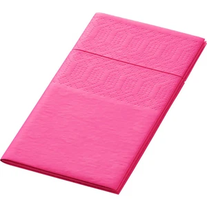 Servilletas de tela celular 33 x 33 cm 3 capas 1/8 cabeza pliegue fucsia | Pack (250 - Imagen 1 de 1