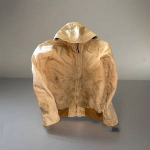 Carhart Jacke Size L Loose Fit Model # J130-m Made In Mexico - Picture 1 of 3