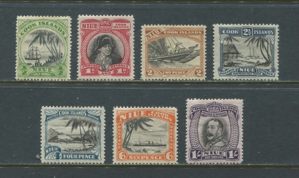 Niue 1KGV 1932 set mint o.g. hinged — 第 1/1 张图片
