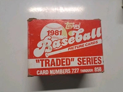 1981 Topps Traded Complete Factory Set 132 Cards Rare Valenzuela & Raines RC Box - Image 1 of 4