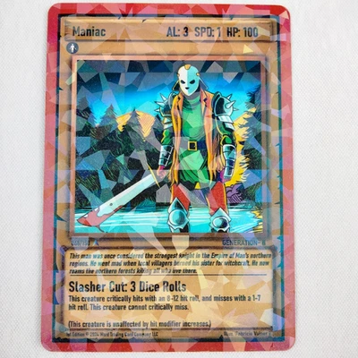 Maniac 068/150 Rare FOIL Ward Trading Card Game TCG 1st Edition Generation 2 NM - Image 1 of 2
