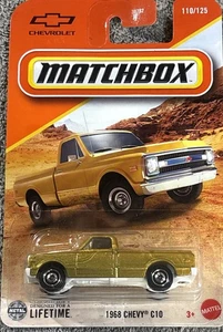 Matchbox 1968 Chevy C10, Gold - Picture 1 of 3