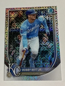 2025 Bowman Mega Box BOBBY WITT JR. Chrome Mojo Refractor Card #7 Royals - Picture 1 of 2