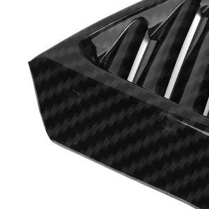 ˜2Pcs Carbon Fiber Texture Dashboard Side Air Vent Cover Fit For - Picture 1 of 13