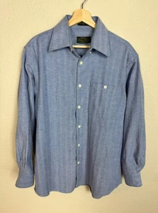 Orivs Herren Button Down Hemd Gr. Large Signature Collection Baumwolle Blau - Bild 1 von 14