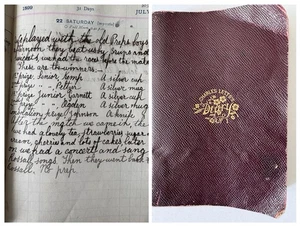1899 Diary, Boy At A Blackpool Boarding School. Very Interesting Item! - Picture 1 of 15