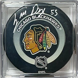Eric Daze autographed Chicago Blackhawks Game Puck - Picture 1 of 2