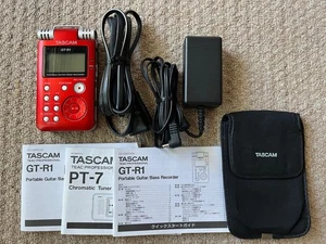 TASCAM GT-R1 Portable Recorder w/ AC Adapter PS-P520 & Manuals, Tested Japan - Picture 1 of 5