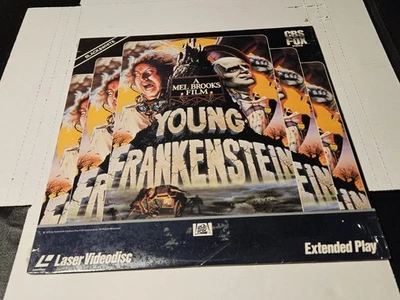 "Young Frankenstein" Laserdisc Videodisc, Extended Play B+W, Mel Brooks 1983 Foto 1 de 2