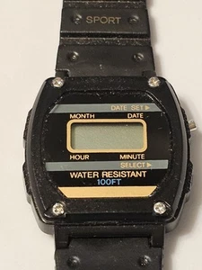 Hanig & Co Uhr Stunde, Minute, Sekunde, Monat, Datum Wasserdicht 100ft Sport - Bild 1 von 3