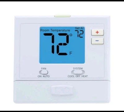 PRO1 IAQ T701 White  Non-Programmable Electronic Thermostat Single Stage NEW - Image 1 of 4