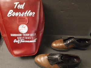 Broadmoor - Cherry Hills Golfturnier Golftasche - Freeman Golfschuhe Leder - Bild 1 von 15