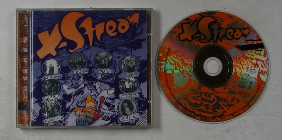 X-Stream EU CD 1995 Promo Compilation Weezer Elastica Lilve White Zombie Slash - Bild 1 von 1