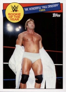 2015 Topps Heritage WWE Rookie of the Year #1 "Mr. Wonderful" Paul Orndorff - Picture 1 of 2