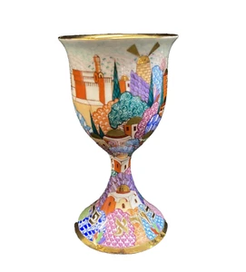 Tazza Faberge Kiddush di Zvezdin’s Workshop dipinta a mano oro RARA $300 - Foto 1 di 12