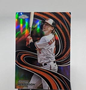 2024 Topps Chrome Gunnar Henderson Strokes S-8 | ORIOLES - Picture 1 of 2