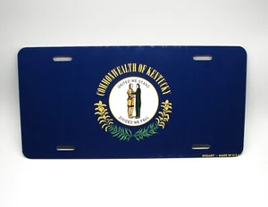 KENTUCKY STATE FLAG METAL CAR NOVELTY LICENSE PLATE AUTO TAG - Picture 1 of 12