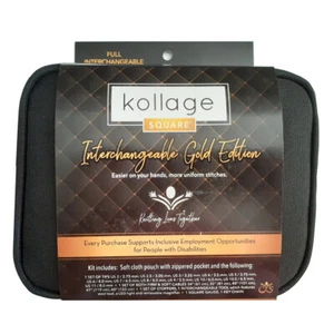 Kit intercambiable completo Kollage ::Square® edición dorada: 12 pares, 10 cables - Imagen 1 de 5