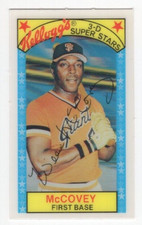 1979 Kellogg's 3-D Super Stars Baseball Card #17 Willie McCovey - Giants