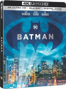 BATMAN - STEELBOOK - 4K ULTRA HD/BLU-RAY - (NICHOLSON/KEATON/BASINGER) - NEW! - Picture 1 of 6
