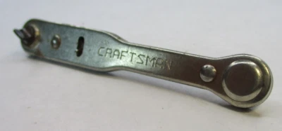 Vintage Craftsman 4117 Flat / Slotted Reversible Ratcheting Screwdriver USA - Image 1 of 3