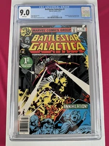 Battlestar Galactica #1 1979 CGC 9,0 páginas blancas - Dave Cockrum, Ernie Colon - Imagen 1 de 2