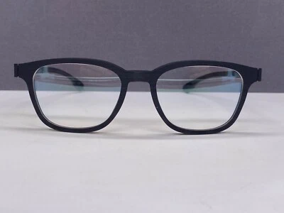 Ic! Monturas de gafas Berlin para hombre y mujer cuadradas negras Foto 1 de 4