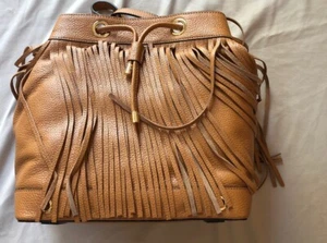 Milly Essex Fringe Caramel Handbag 331 - Picture 1 of 7